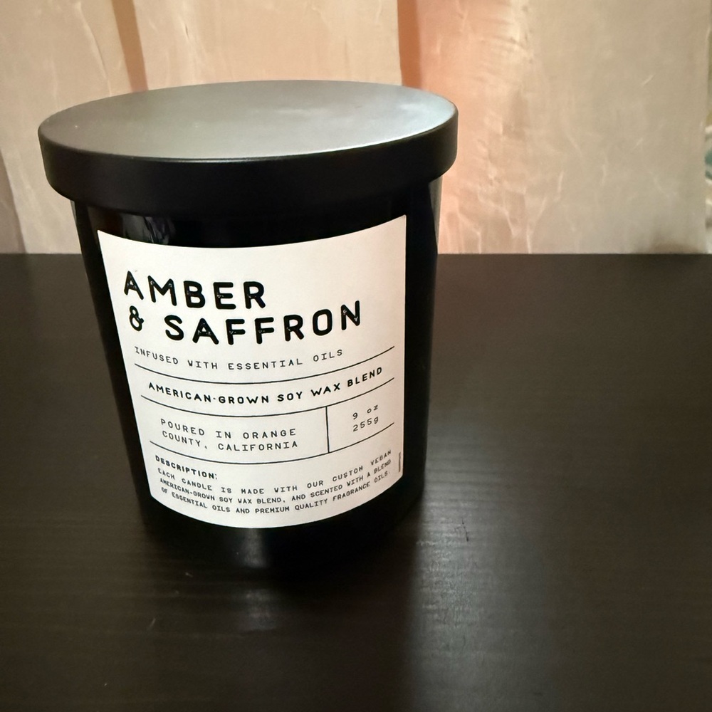 Black Soy Wax Candle